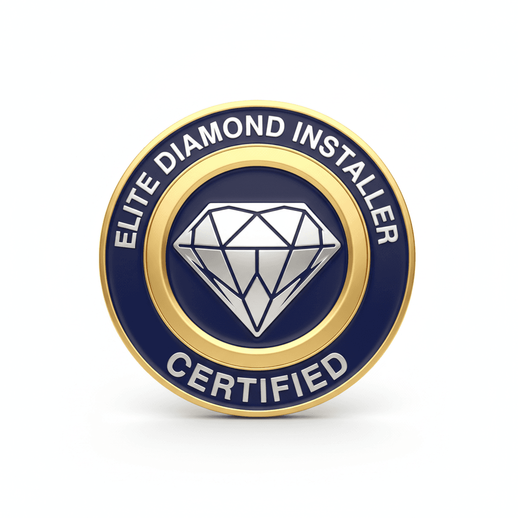 Diamond Installer certification badge