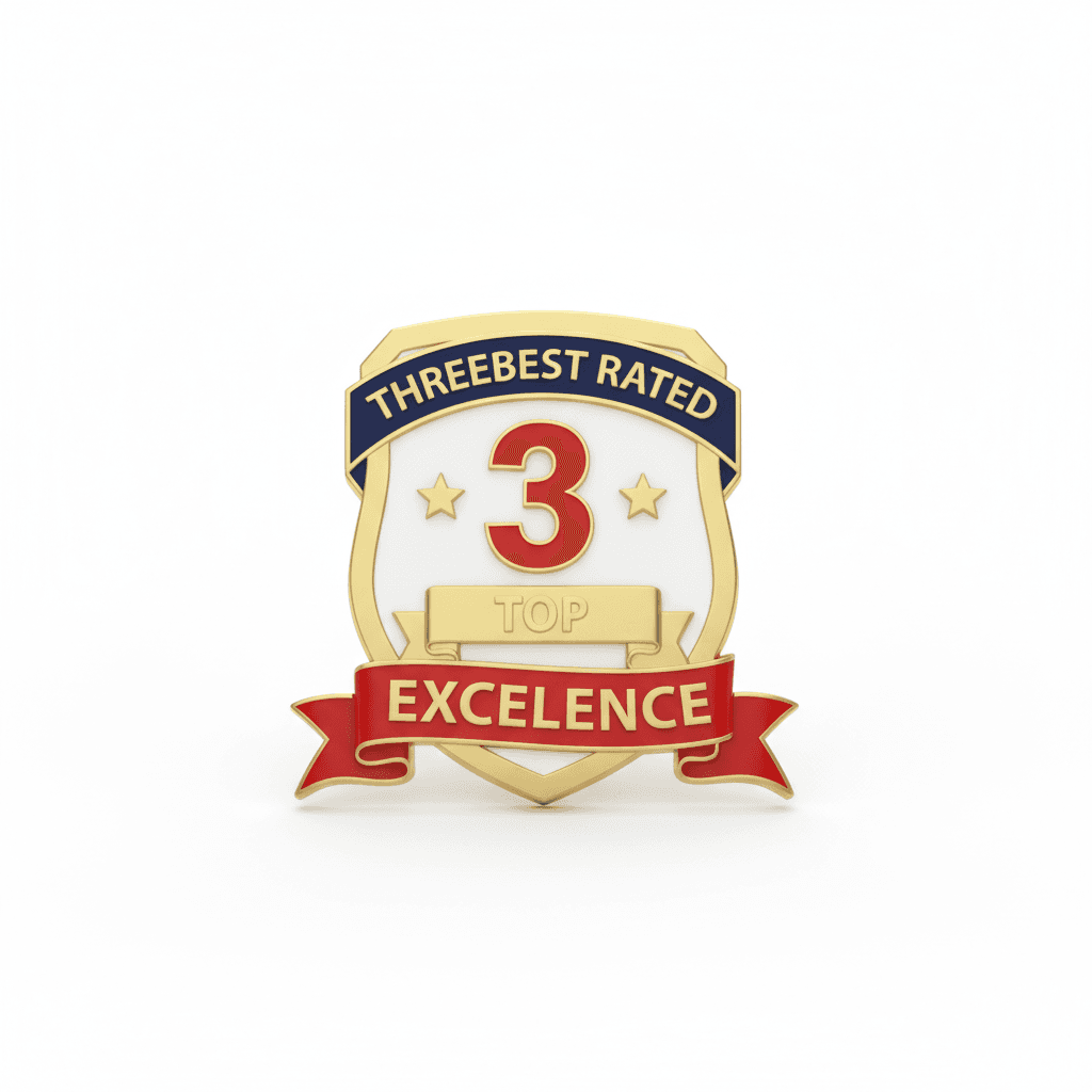 ThreeBest Rated certification badge