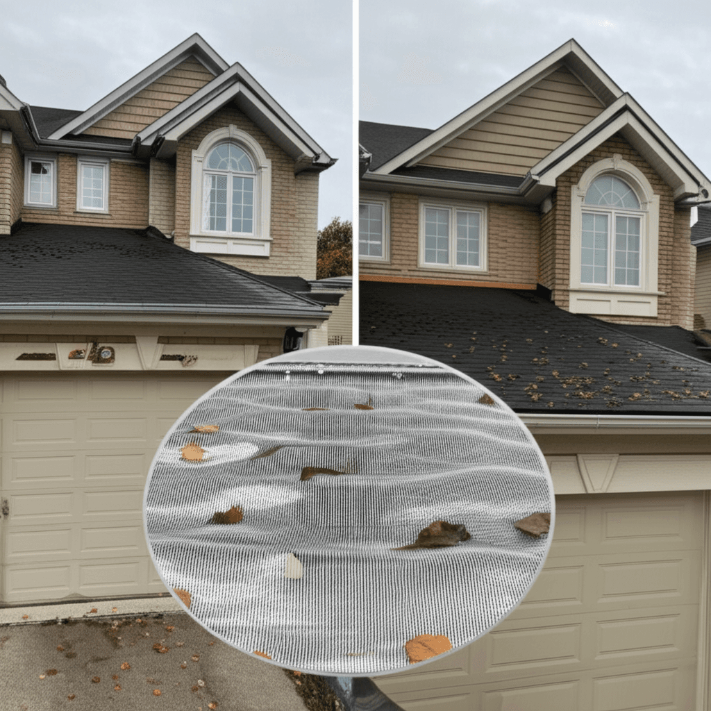 After: Complete Gutter Protection Transformation in Mississauga, Ontario