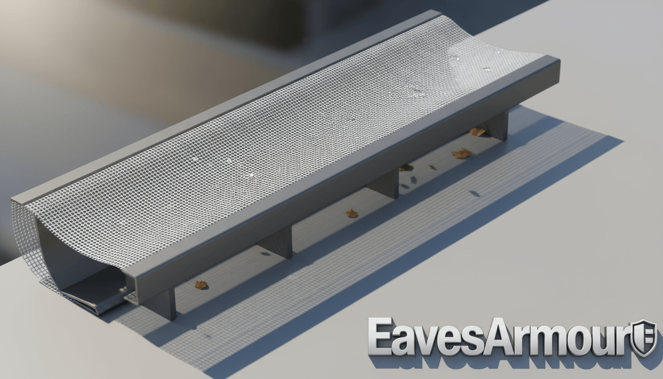 EavesArmour Gutter Guards service - Advanced micro-mesh aluminum gutter guards that prevent clogs and eliminate maintenance.