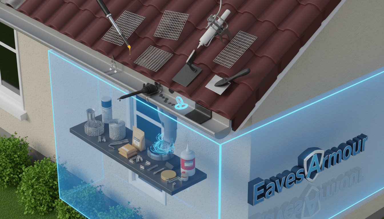 EavesArmour Gutter Repair service - Expert repair services for damaged gutters, downspouts, and drainage systems.