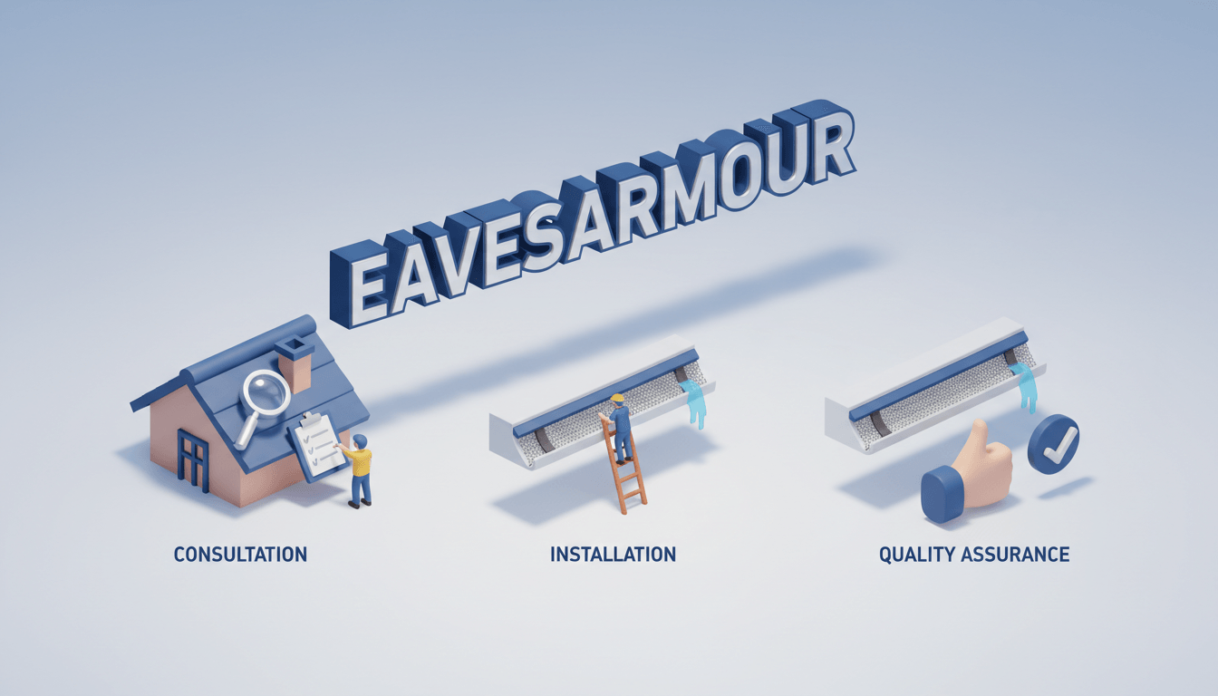 EavesArmour professional installation process - Consultation, quote, installation, and quality assurance
